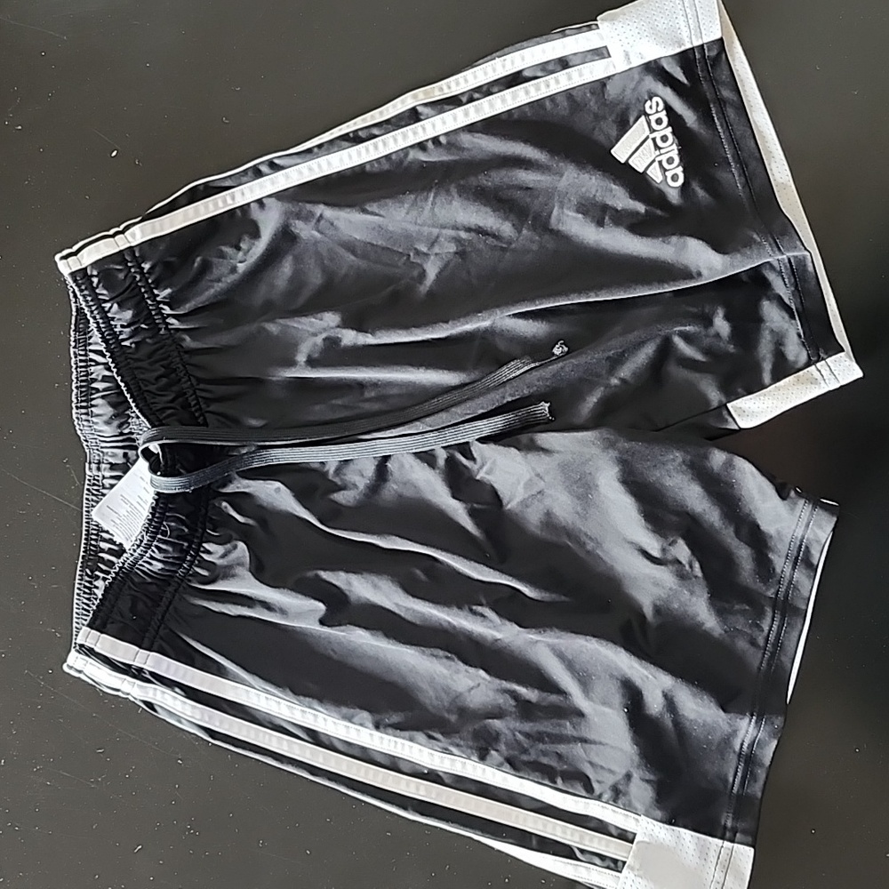 Adidas Men's Black and White tastigo shirts.  Size small